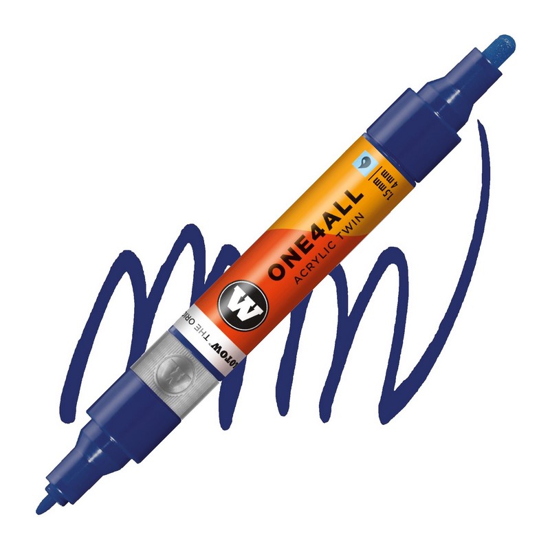 Akrylová fixa MOLOTOW One4All Twin 1,5-4mm, night blue