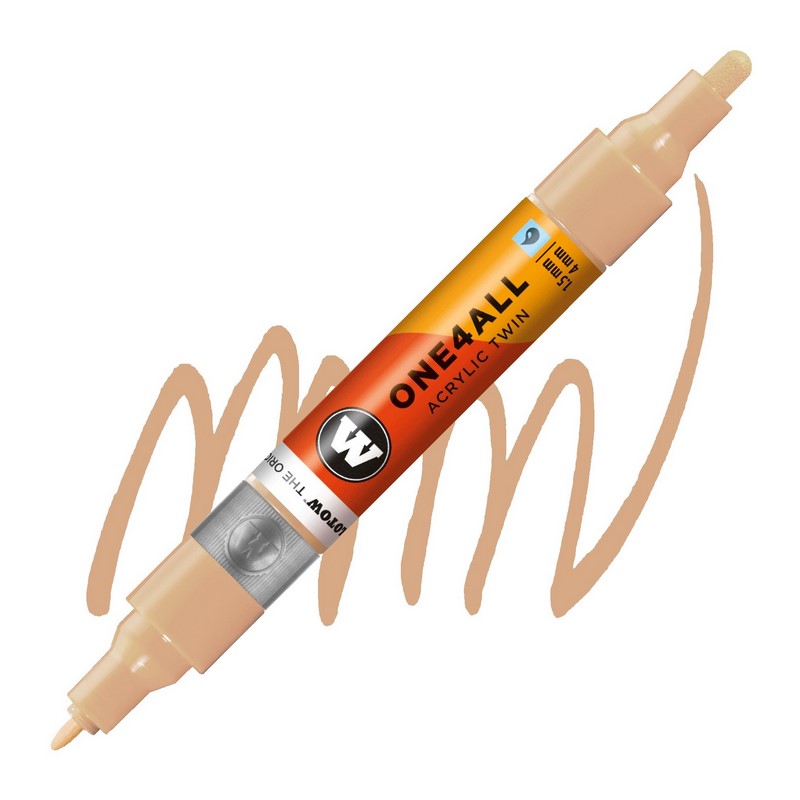 Akrylová fixa MOLOTOW One4All Twin 1,5-4mm, sand