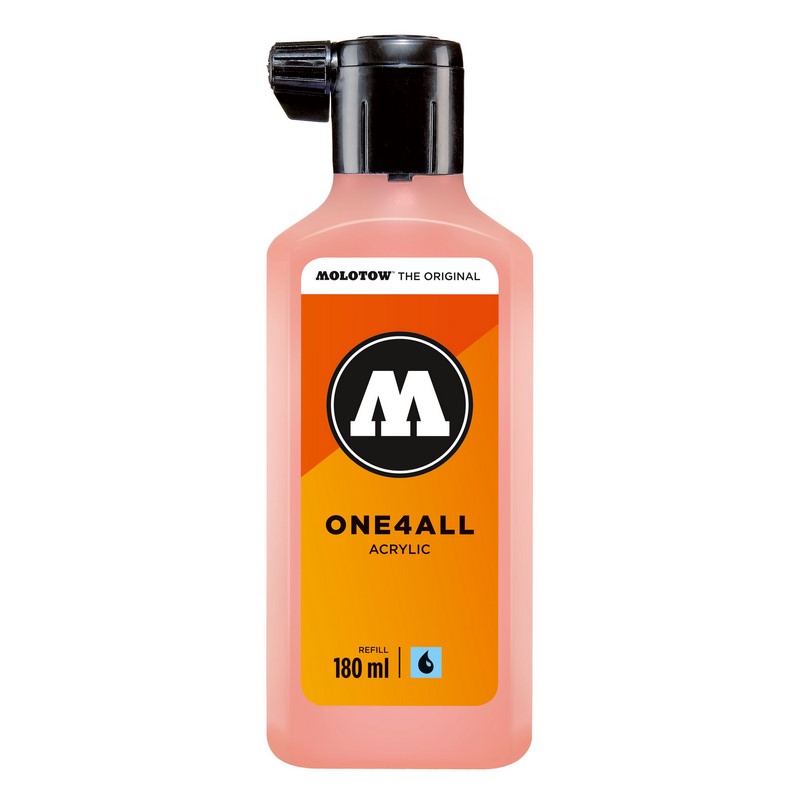 Akrylový inkoust MOLOTOW Refill Ink pro One4All 180ml, coral