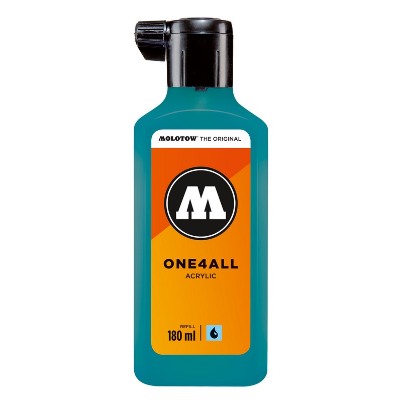 Akrylový inkoust MOLOTOW Refill Ink pro One4All 180ml, aqua