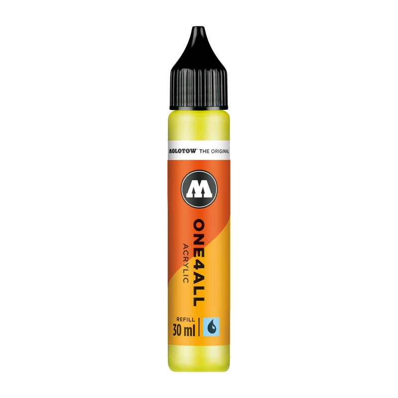 Akrylový inkoust MOLOTOW Refill Ink pro One4All 30ml, neon green light fluo