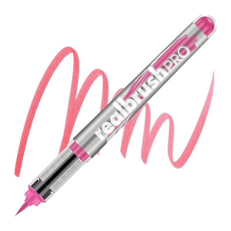 Akvarelová fixa KARIN RealBrush PRO, Rose Pink 168