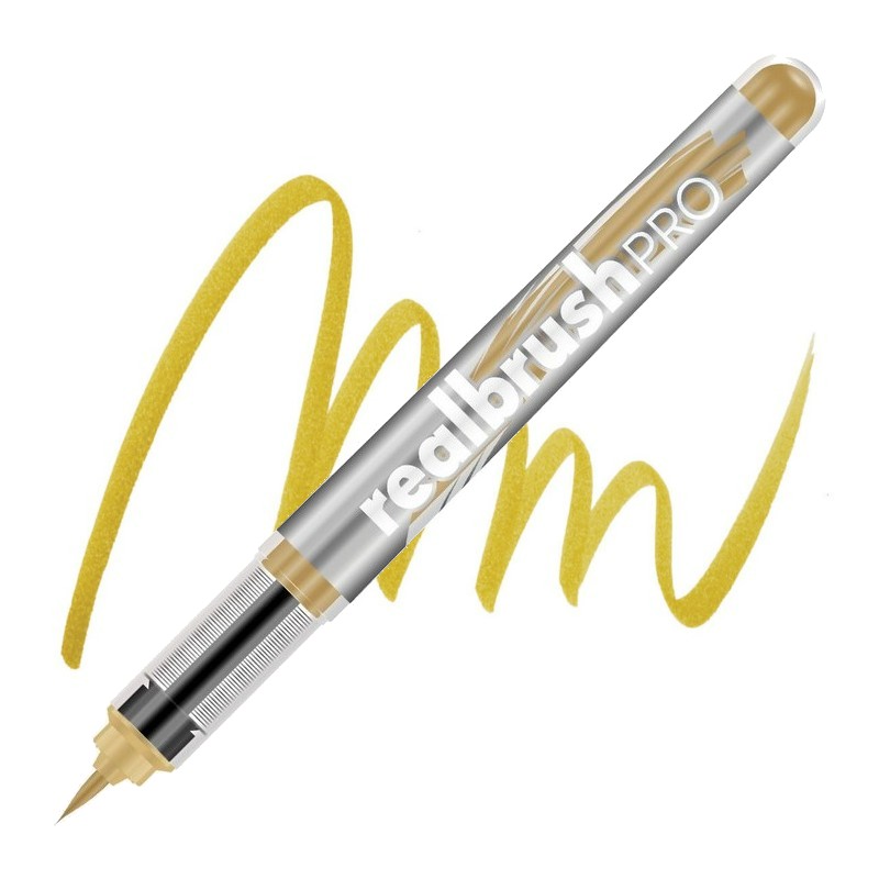 Akvarelová fixa KARIN RealBrush PRO, Ochre 552