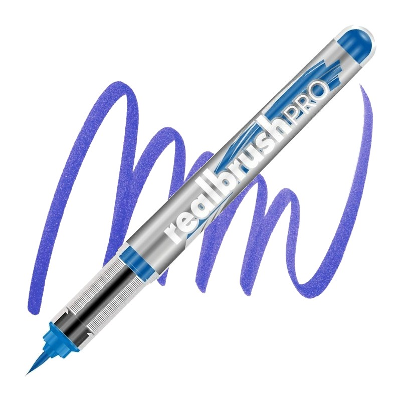 Akvarelová fixa KARIN RealBrush PRO, NEON Violet Blue 5272