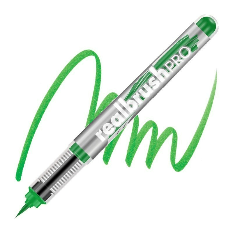 Akvarelová fixa KARIN RealBrush PRO, NEON Green 6111