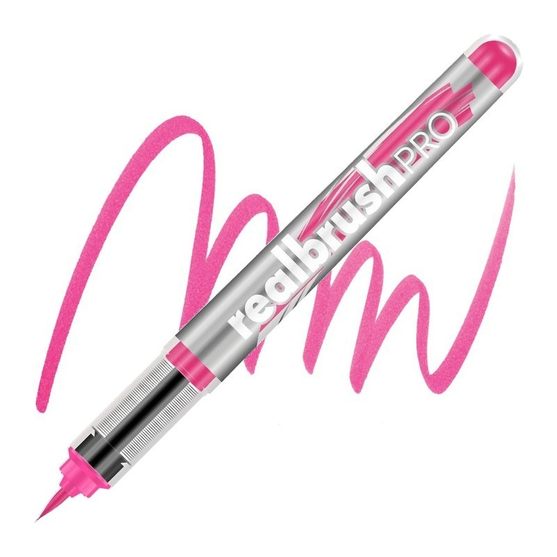 Akvarelová fixa KARIN RealBrush PRO, NEON Pink 6140