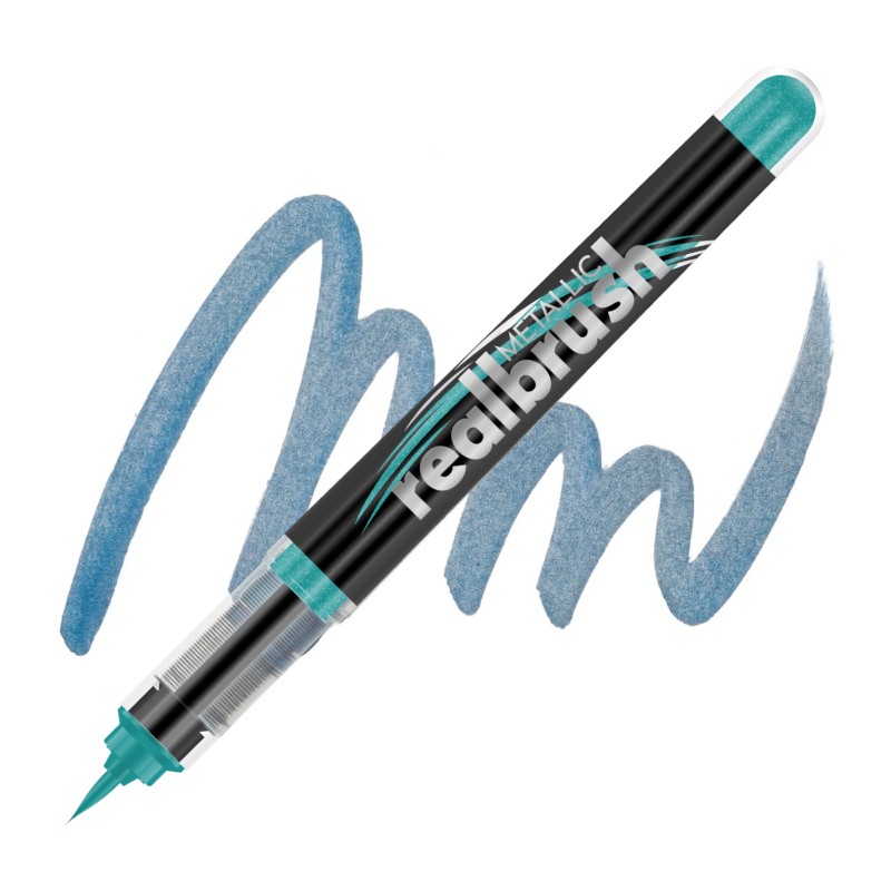 Akrylová fixa KARIN RealBrush Metallic, Blue 8505
