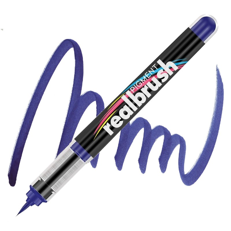 Akrylová fixa KARIN RealBrush Pigment, Indigo blue 072