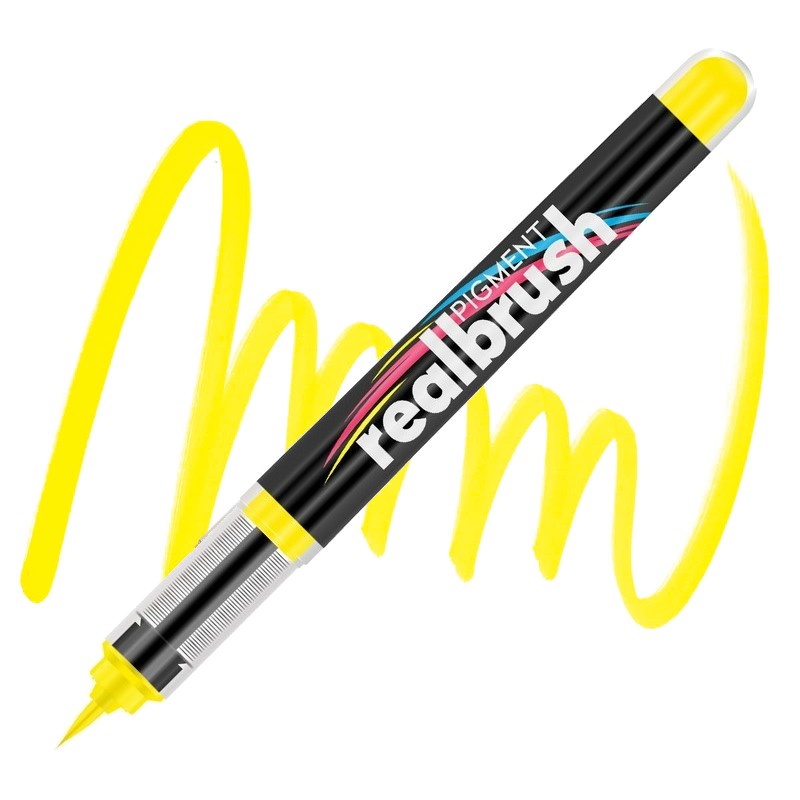 Akrylová fixa KARIN RealBrush Pigment, Canary 102