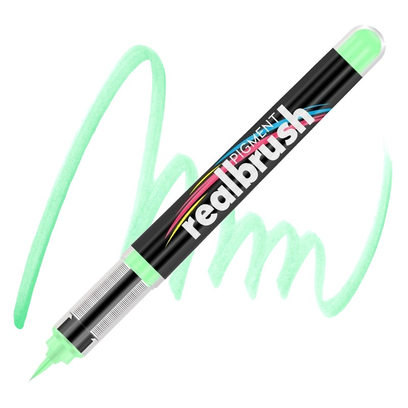 Akrylová fixa KARIN RealBrush Pigment, Pastel green 337