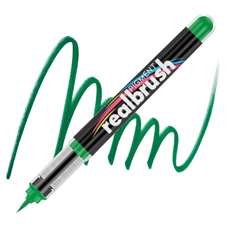 Akrylová fixa KARIN RealBrush Pigment, Green 347