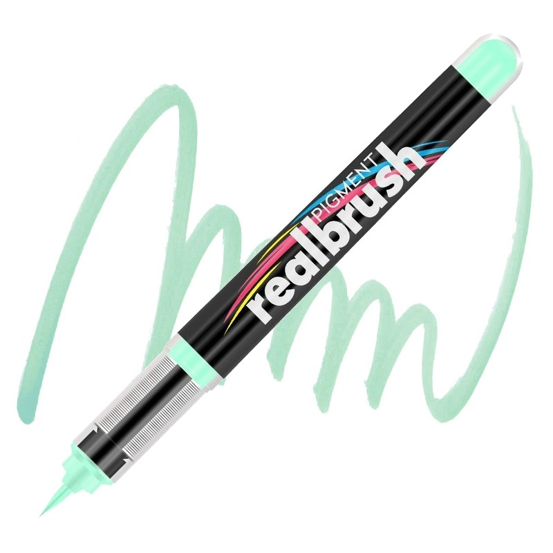 Akrylová fixa KARIN RealBrush Pigment, Pastel light green 358