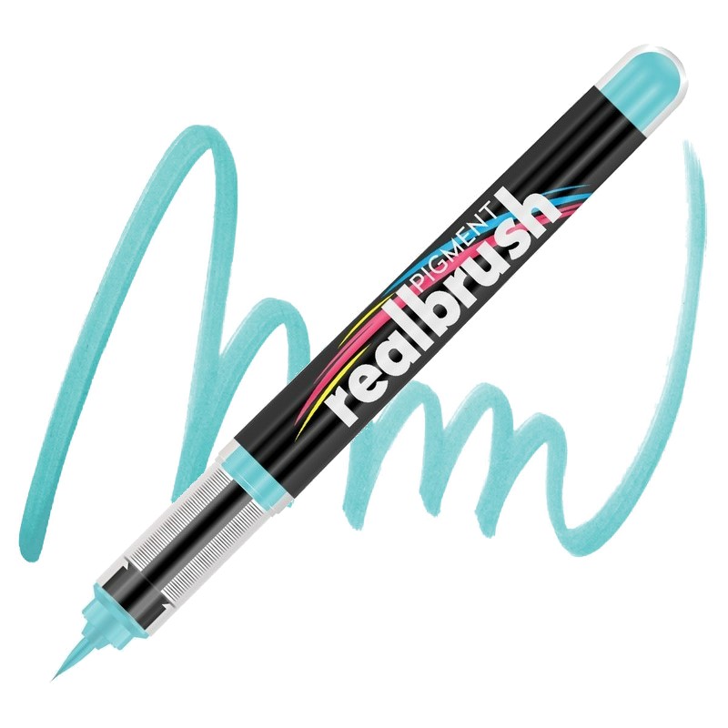 Akrylová fixa KARIN RealBrush Pigment, Cool aqua 630