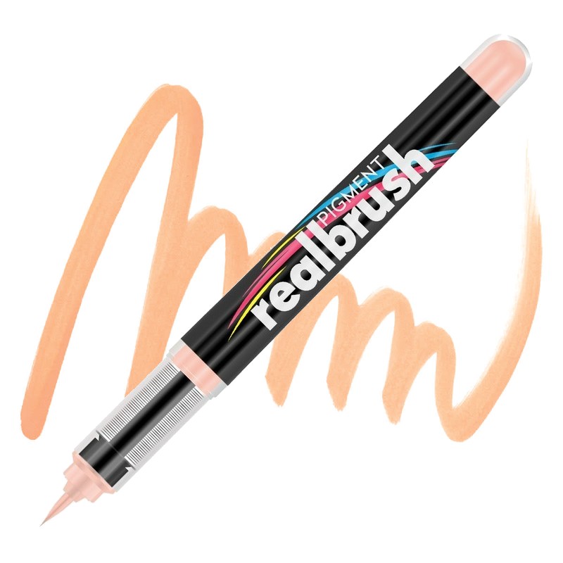 Akrylová fixa KARIN RealBrush Pigment, Pastel orange 1555