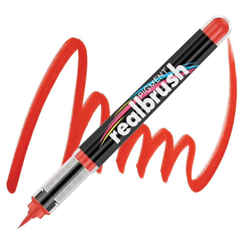 Akrylová fixa KARIN RealBrush Pigment, Fire red 1788