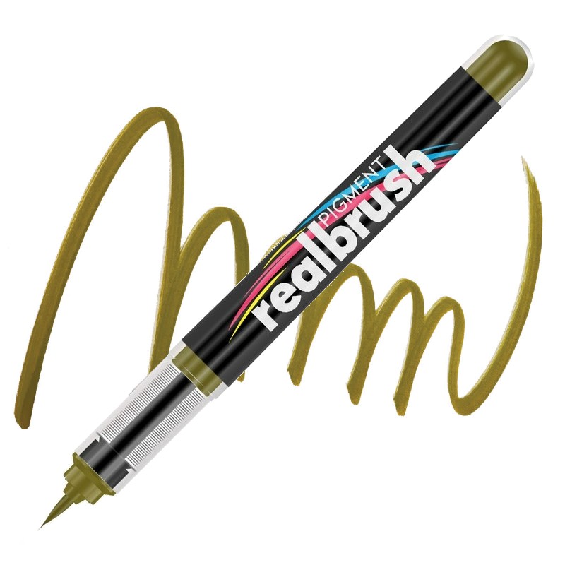 Akrylová fixa KARIN RealBrush Pigment, Curry 3985