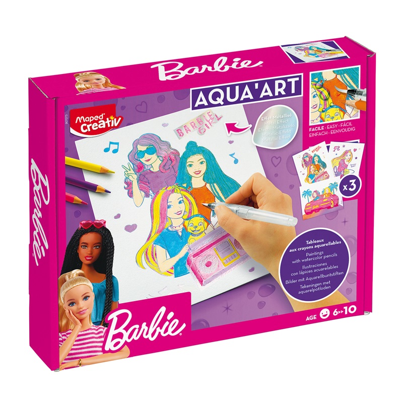 Kreativní sada MAPED CREATIV Aqua Art Barbie