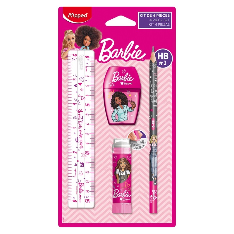 Kreativní sada MAPED Barbie, 4ks