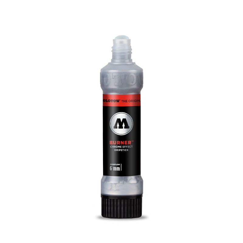Lihový popisovač MOLOTOW Dripstick permanentní 6mm, Luquid Chrom se zrcadlovým efektem