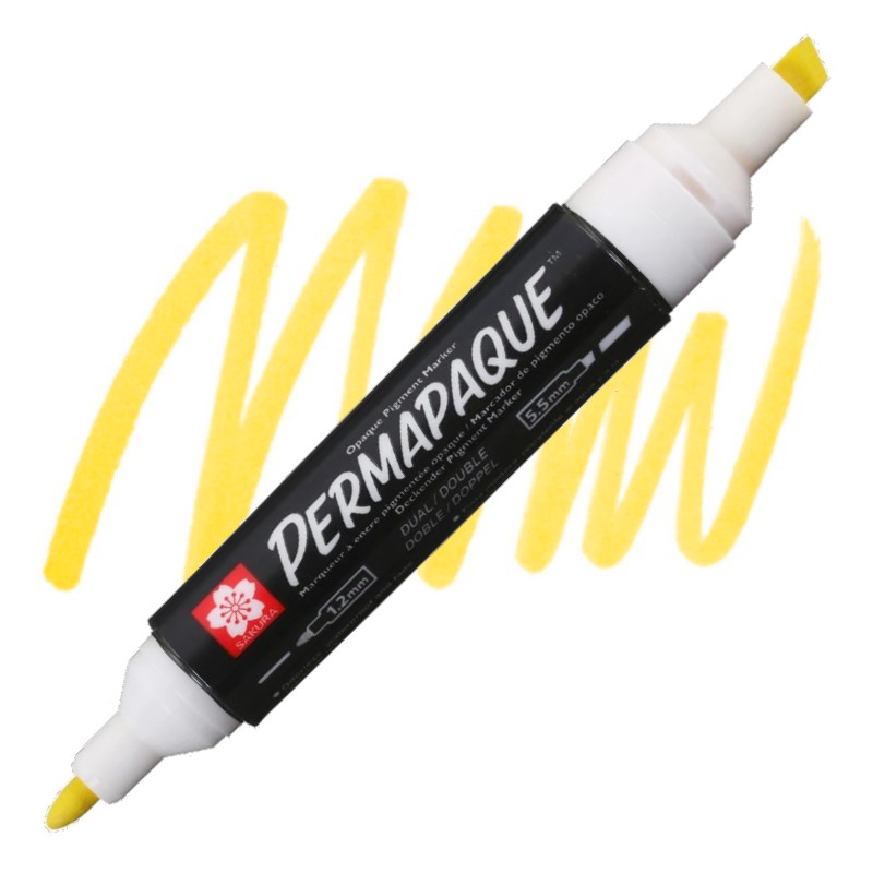 Sakura PERMAPAQUE oboustranný, žlutý