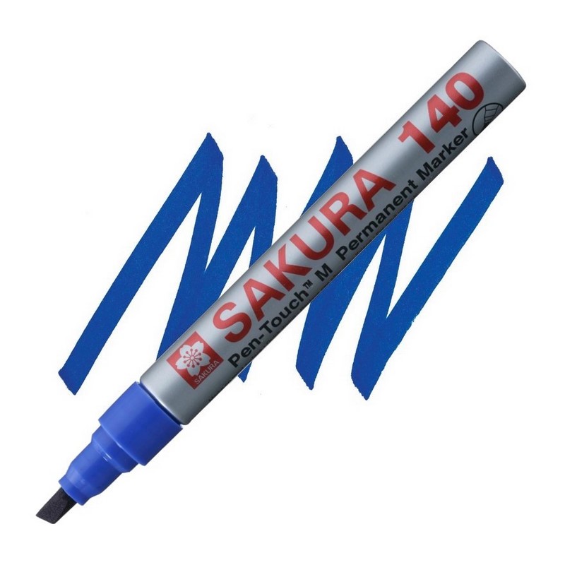 Laková fixa SAKURA Pen Touch 140 šikmá, modrá