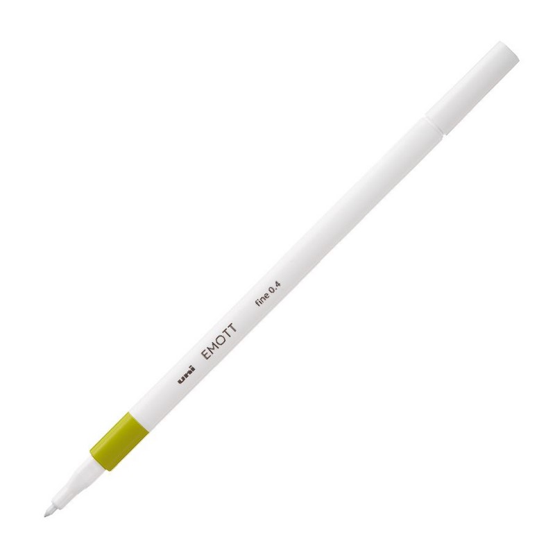 UNI EMOTT fine liner 0,4mm, zelené jablko