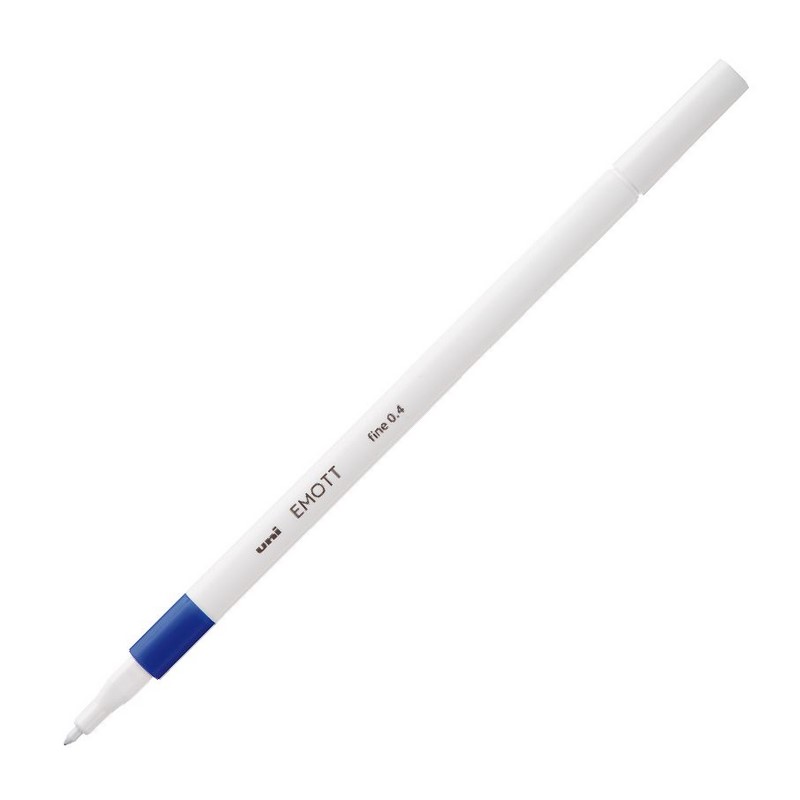 UNI EMOTT fine liner 0,4mm, modrý