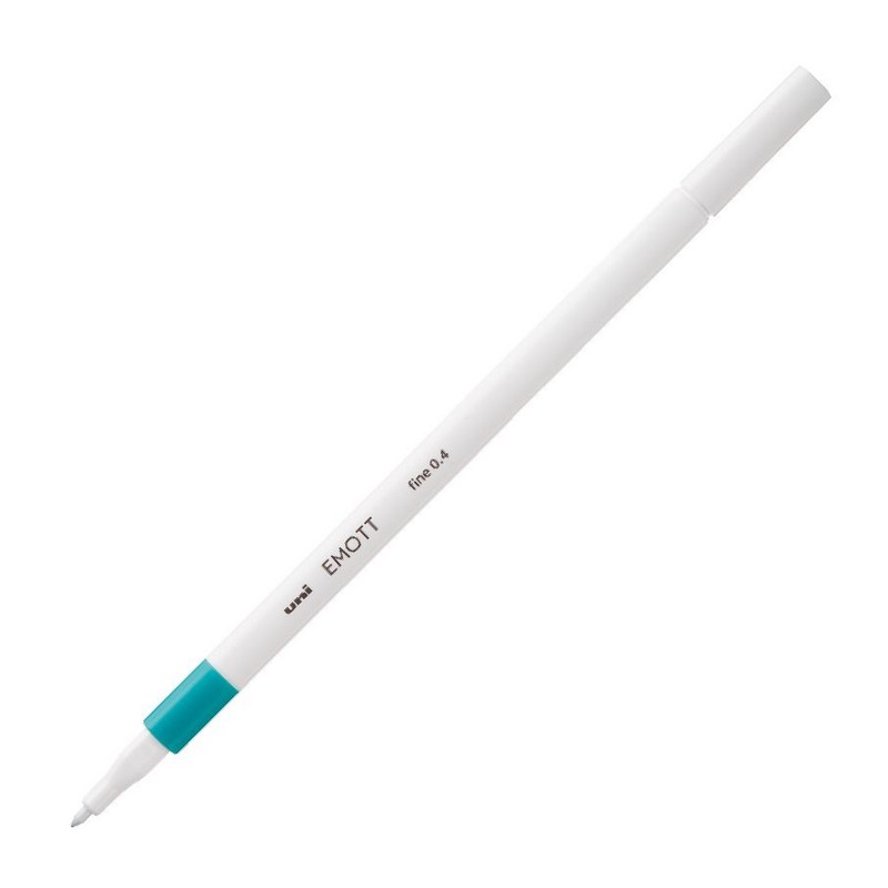 UNI EMOTT fine liner 0,4mm, smaragdový
