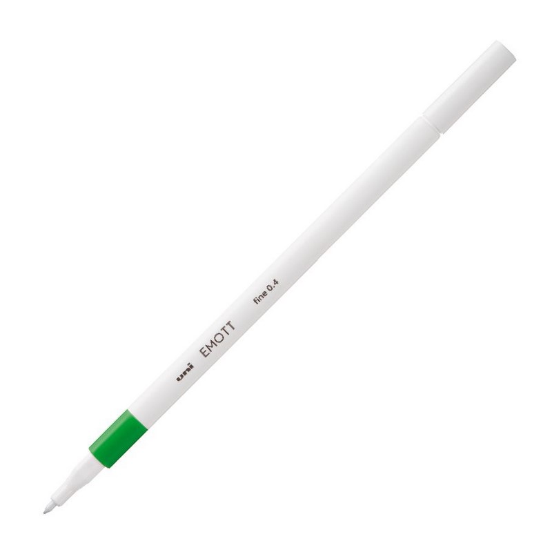 UNI EMOTT fine liner 0,4mm, zelený