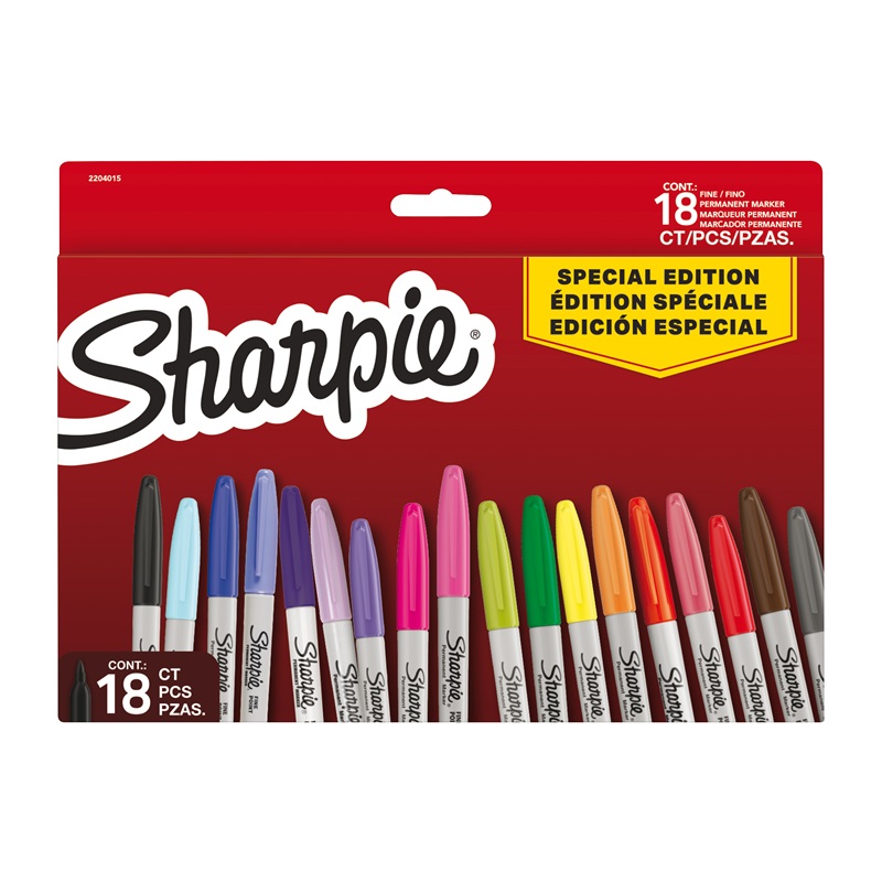 SHARPIE Fine Point, sada 18ks