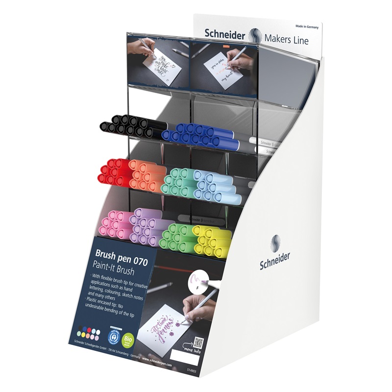 Štětcový SCHNEIDER Paint-It Brush, 80ks ve stojánku