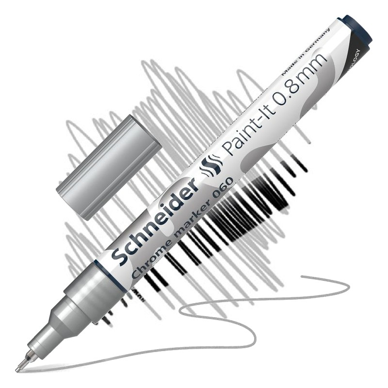 Chromový SCHNEIDER Paint-It 0,8mm, stříbrný se zrcadlovým efektem