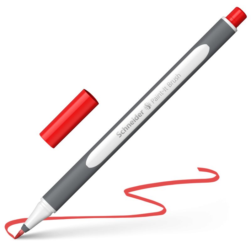 Štětcový SCHNEIDER Paint-It Brush, červený