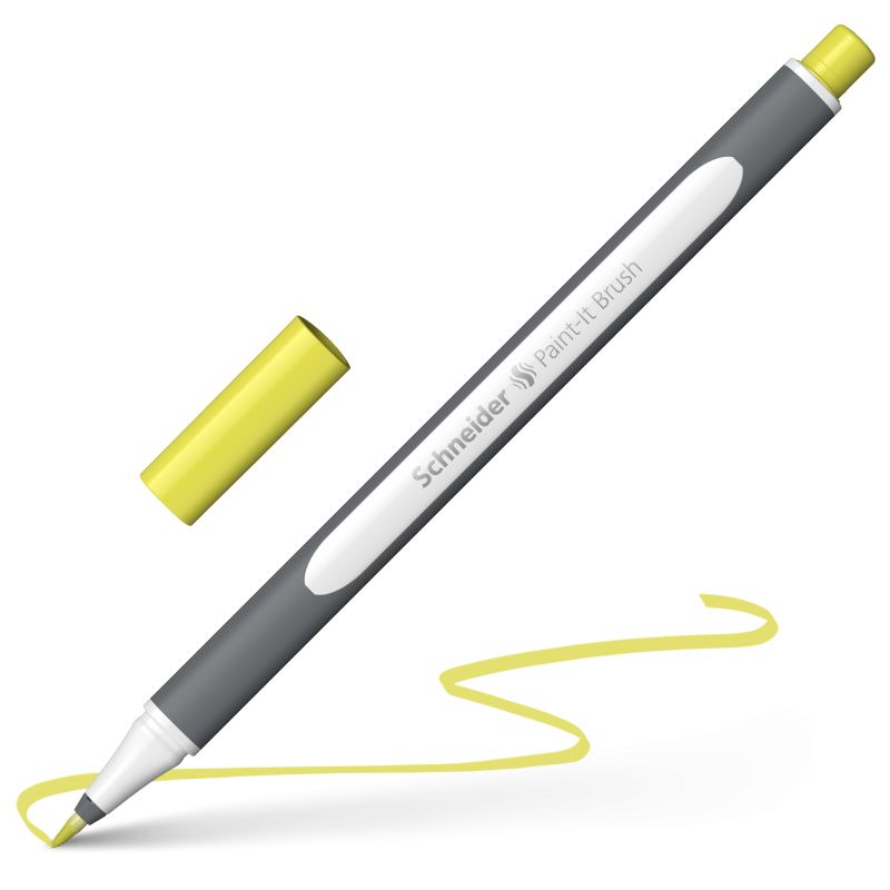 Štětcový SCHNEIDER Paint-It Brush, pastelový žlutý