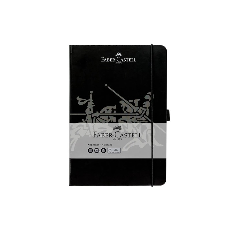 Skicář FABER-CASTELL Notebook A5 černý, 194 listů