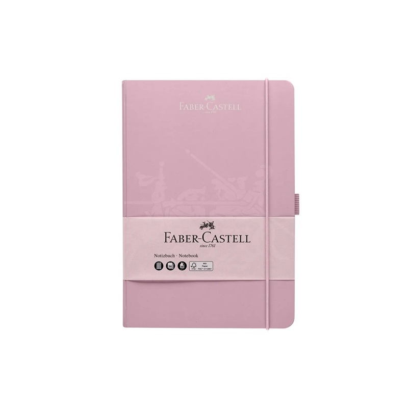 Skicář FABER-CASTELL Notebook A5 růžový, 194 listů
