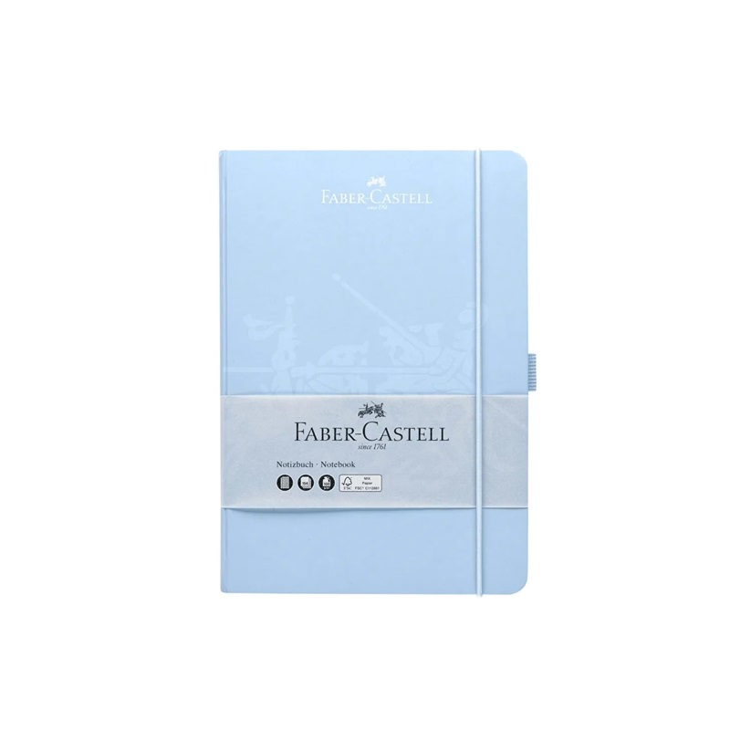 Skicář FABER-CASTELL Notebook A5 nebesky modrý, 194 listů