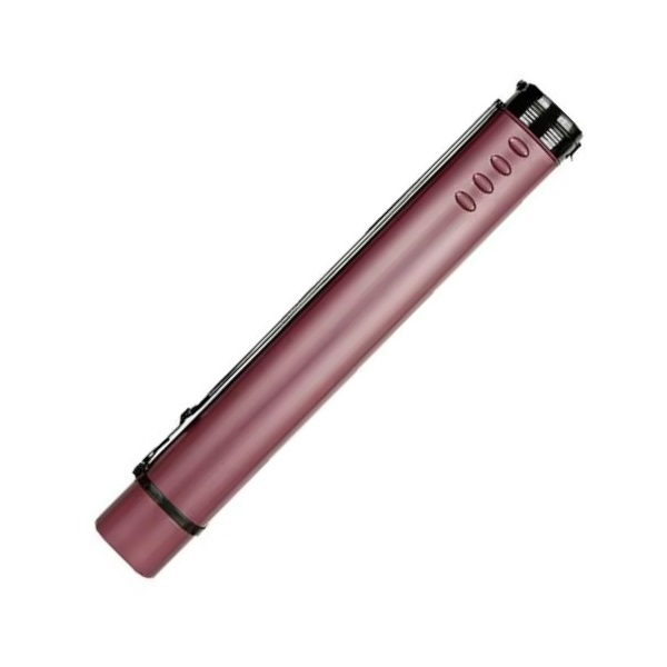 Plastový výsuvný tubus ELEGANT na výkresy 62-102cm, vínový