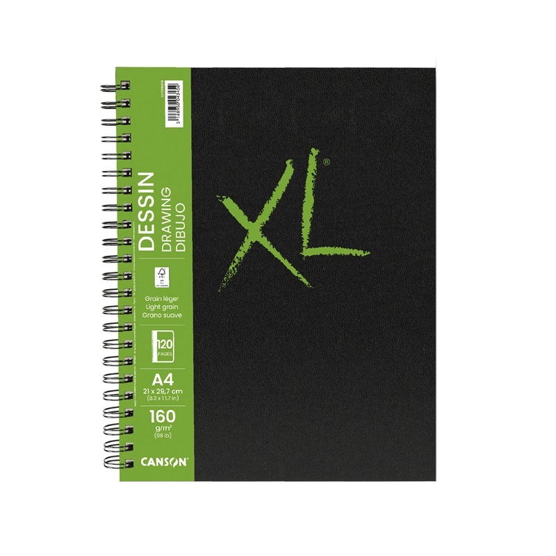 Skicář CANSON XL Book Dessin A4, 60 listů 160g