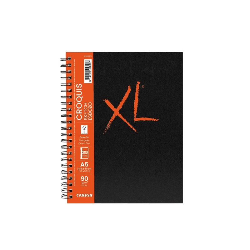 Skicář CANSON XL Book Croquis A5, 100 listů 90g