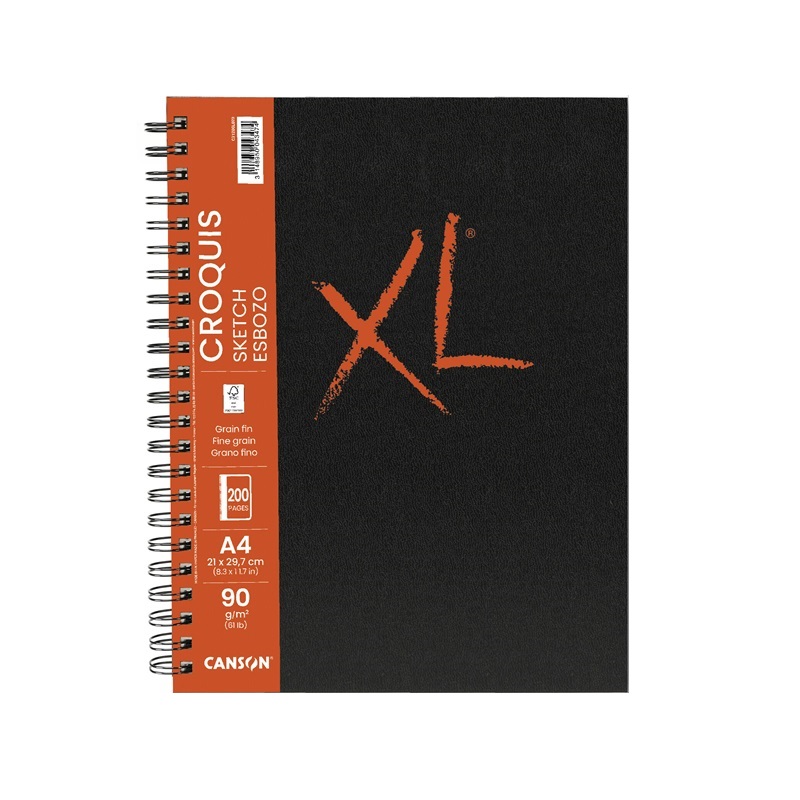 Skicář CANSON XL Book Croquis A4, 100 listů 90g