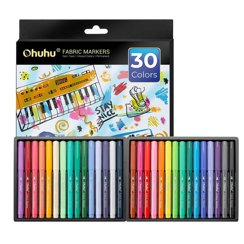 Fixy na textil OHUHU Fabric, 30ks