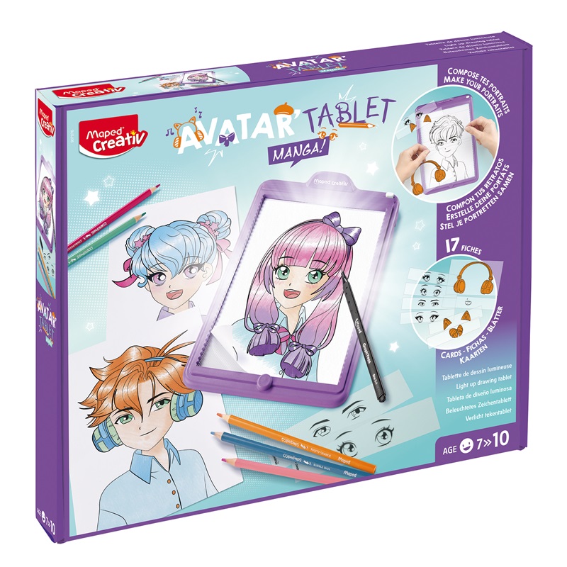 Kreativní sada MAPED CREATIV Avatar Tablet Manga