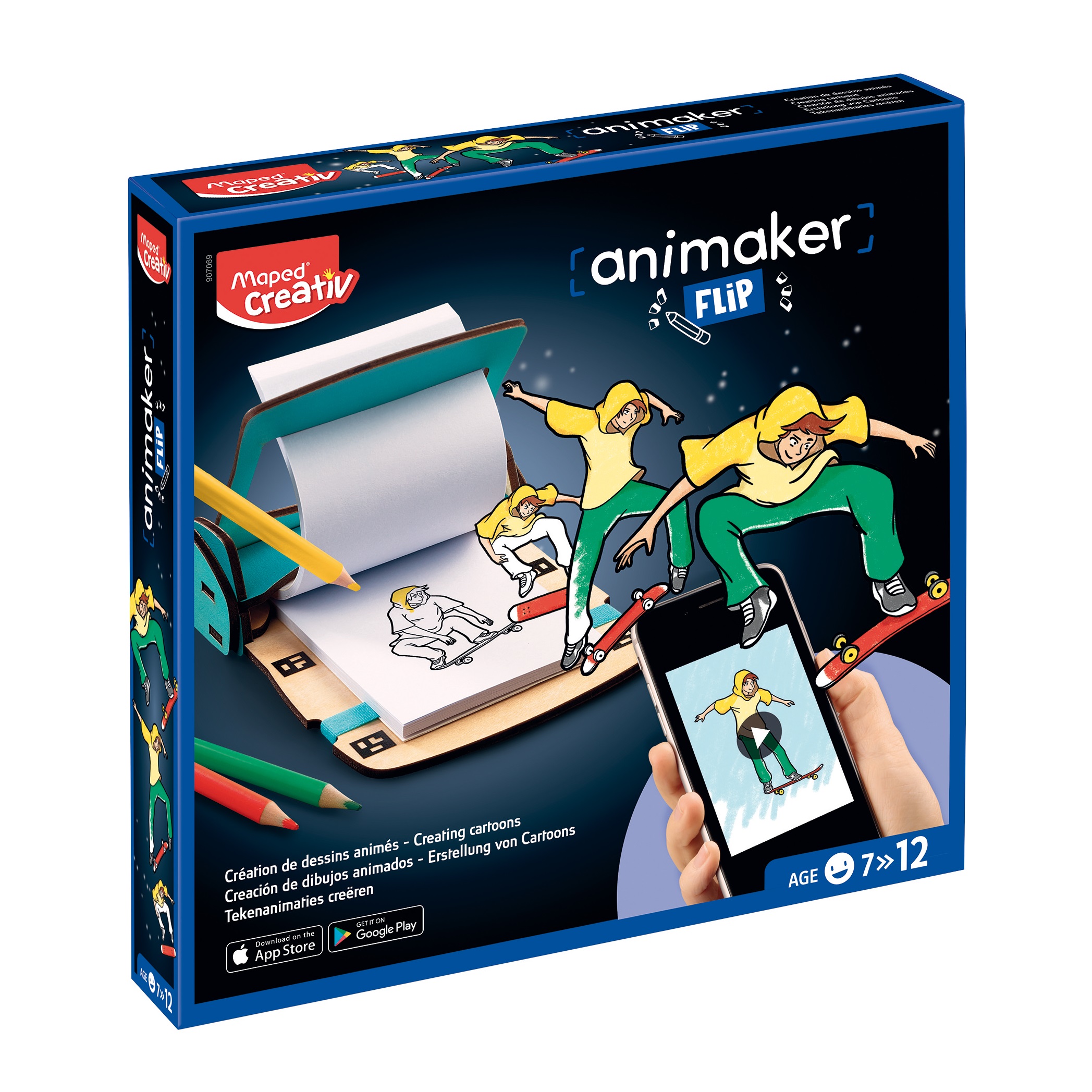 Kreativní sada MAPED CREATIV Animaker Flip ACTION