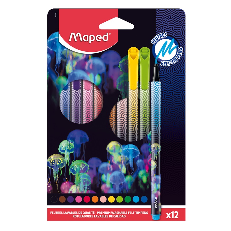 Fixy MAPED Color Peps Deco Deepsea Paradise, 12ks