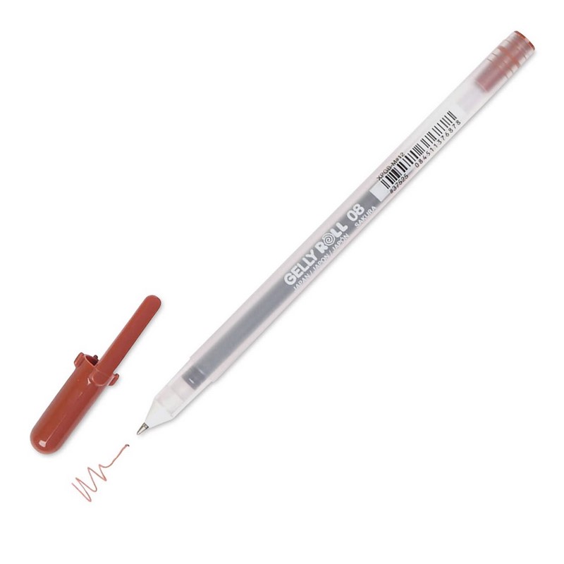 Sakura Gelly Roll CLASSIC 0,4mm, hnědá