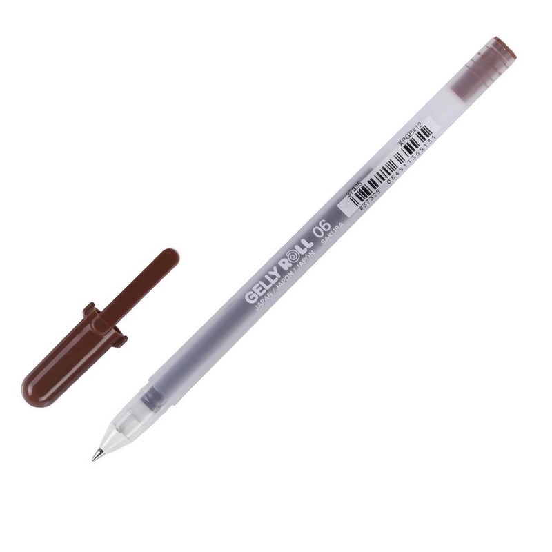 Sakura Gelly Roll BASIC 0,3mm, hnědá