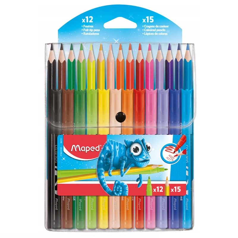 Fixy a pastelky MAPED Color Peps ocean, 27ks