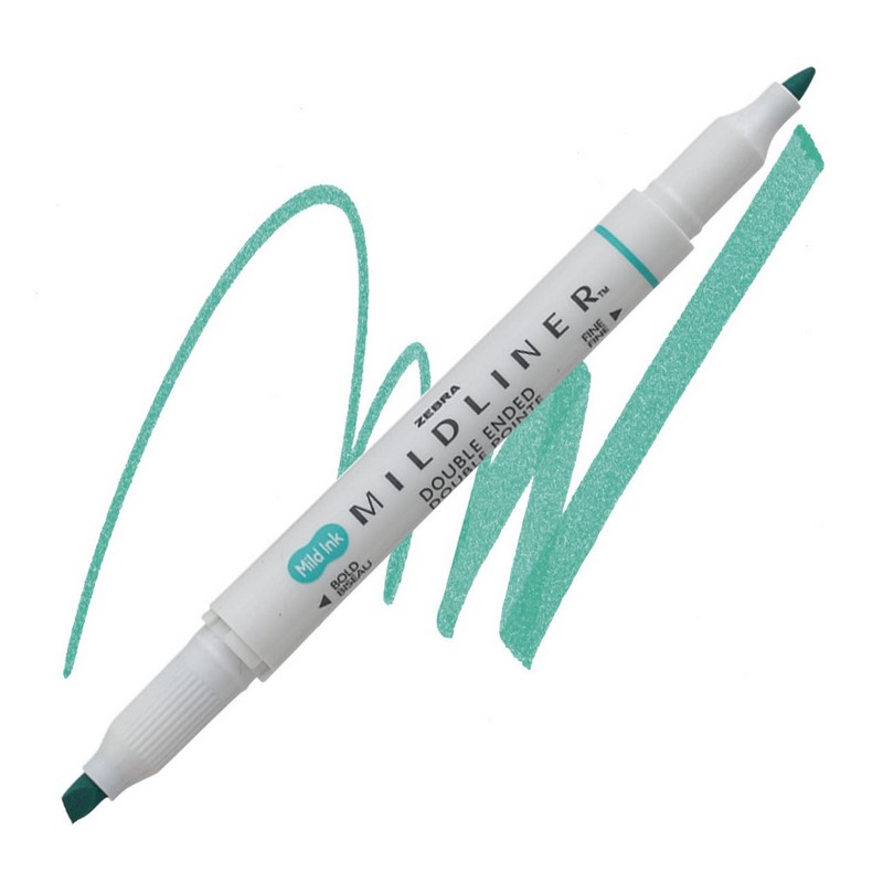 Zvýrazňovač ZEBRA Mildliner, tyrkysový