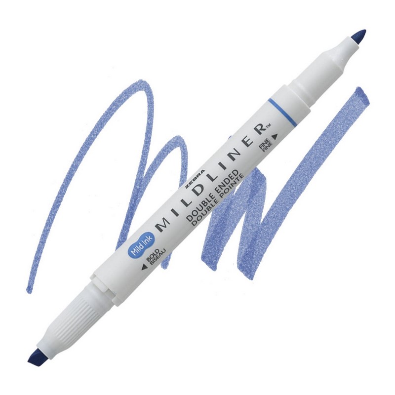 Zvýrazňovač ZEBRA Mildliner, modrý